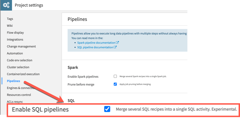 Project Settings Pipeline -3